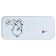 Penal-football Plastic 90 x 204 x 28 mm, Phoenix "Sheep" White 61989