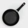 Pan, d = 26 cm, removable handle, glass cover, anti -stick coating, dark marble color