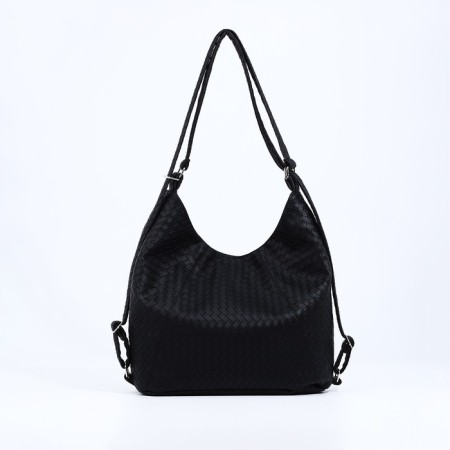 Bag Women's bag with zipper, black color