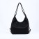 Bag Women's bag with zipper, black color