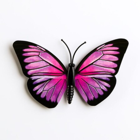 Magnet Plastic "Butterfly" mix 9.5x8.5 cm-5