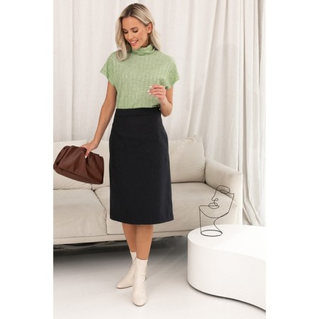 Female skirt, size 46, blue color