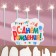 Gift set "Happy Birthday" of 2 objects: Bengal lights 6 pcs, candle for a cake