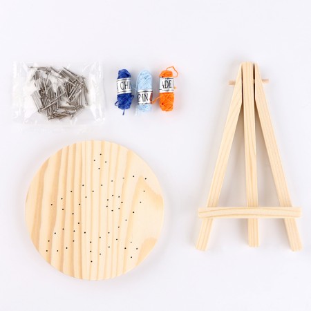 Set for creativity "String art. Rocket "on the stand-2