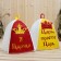 Bath set with the applique "Tsar+Queen" (hat+hat)