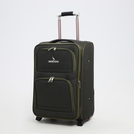 Small suitcase 20 "on lightning, code castle, with extension, khaki color