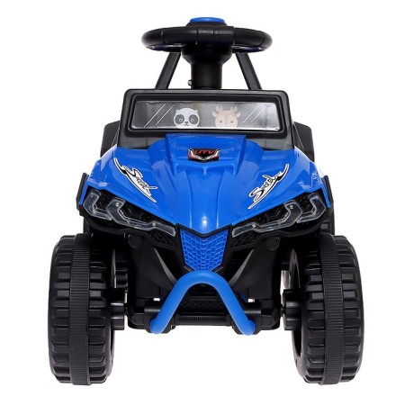 Electric car "Quadrik", blue color-1