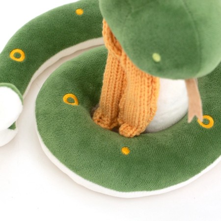 New Year! Soft toy "Semey Syoma", in a yellow hat, 20 cm-5
