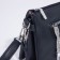 Bag Cross-Bodi with a zipper, blue color