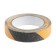 The adhesive tundra ribbon, anti-slip, black and yellow, 25 mm x 5 m