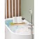Savanna SPA bathroom shelf, 74-95 × 20.3 × 2.5 cm, bamboo