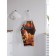 Apron of a kitchen with a photo print "Ominous pumpkin", adjustable, size OS