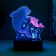 Sensor lamp "2 dolphin" LED USB (90cm) from 3xa Black Black 15x5.5x17.8 cm Risalux 765