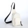 Bag sling female from textiles, white color