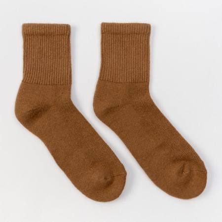 Male socks from Mongolian wool, red color, size 29 (43-45)