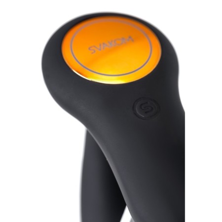 Prostate stimulator Svakom Vick Neo, silicone, 10 cm, black color-1
