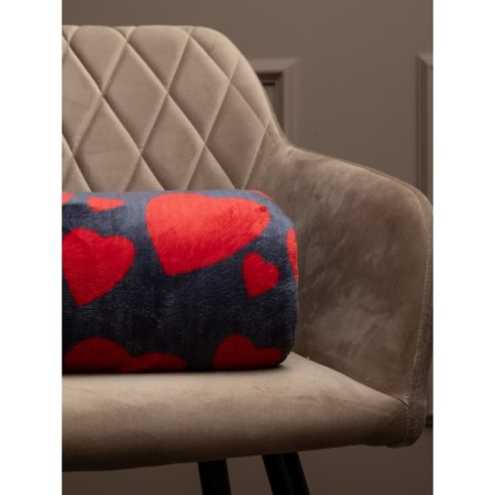 Texrepublic blanket, size 140x200 cm, red color-2