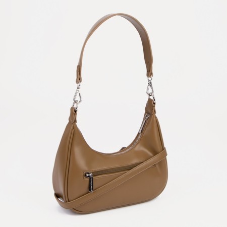 Bag-Baget on the zipper David Jones, external pocket, olive color-1