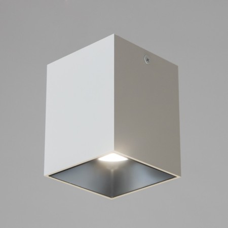 Lamp "Cube" LED 4000K 10W DIM220 white black 7.5x7.5x9.5cm-1