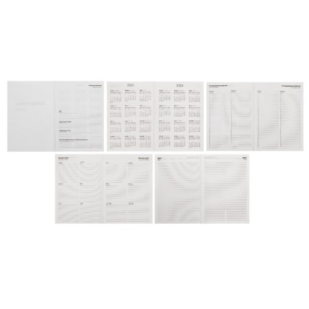 Diary of Leduced A5, 128 sheets in the line "Mysterious phenomenon", integral binding, matte lamination, selective varnish, block 70 g/m2-2