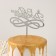 Topper for the cake "Happy Birthday", 13.5 × 17 cm
