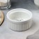 Ramekin ceramic "Kushai", 9.5 x 4.5 cm, 200 ml, white color