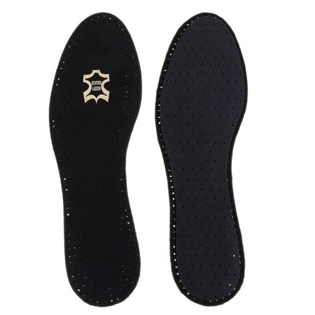Corbby activated angles, black, leather, antibacterial, size 43-44
