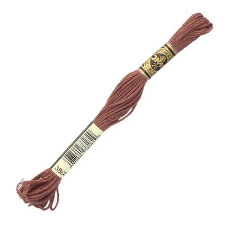 The threads of the DMC 117 (3860), 12 pcs. packaged