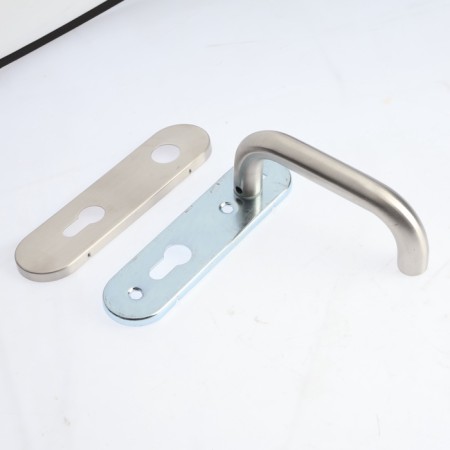 Lockland bar handles for fire castles, stainless steel-3