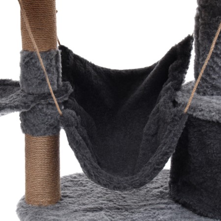 Complex-bog-oval, 5 levels, with 2 houses, 120 x 45 x 132 cm, fur, d-5