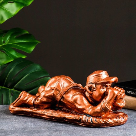Standing for a bottle "Hunter" copper 39cm-3