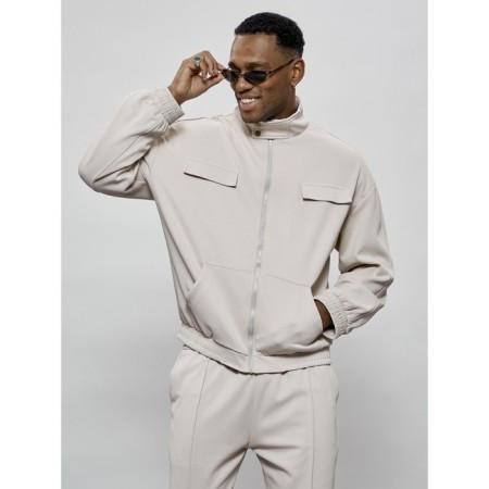 Sports suit men's, size 48, beige color-18
