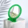 Mirror desktop, mirror surface d = 12 cm, packing 10 pcs, green color