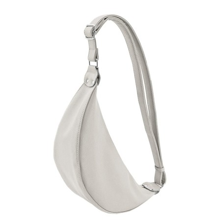 Bag over the shoulder, lightning department, light gray color 12x40x15cm