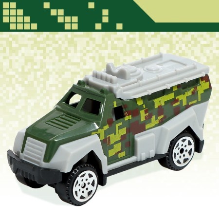 The inertial “Army” truck is transformed, light, sound-12