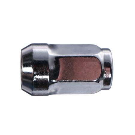 Wheel nut 12 × 1.5 turnkey 17 mm, cone, closed, chrome, packing 20 pcs-2