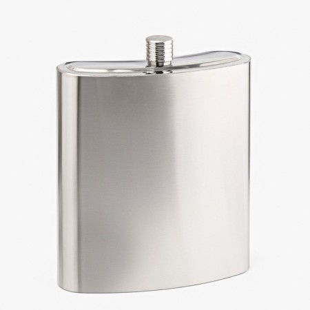 Flaw for alcohol and water "USSR", stainless steel, cover, gift, army, 3.8 liters-3