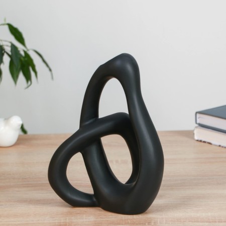 VAZA Ceramics Table "Bailey" 23 cm, black
