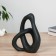 VAZA Ceramics Table "Bailey" 23 cm, black