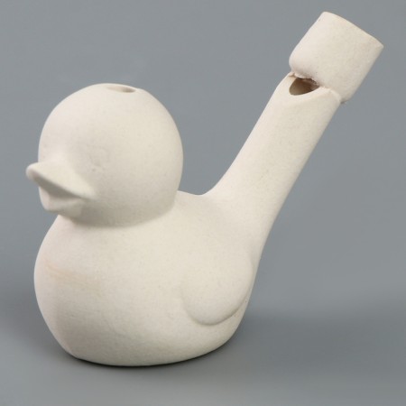 Ceramic whistle for coloring "Duck"-1