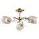 Chandelier 91262/3 E27 40W gold 52x52x25 cm Bayerlux