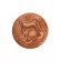 Cappio PK106, D = 32 mm, plastic, chromium/wood, 8 pcs.