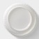 Ceramic dining "Illusion", D = 21 cm, white and gray color