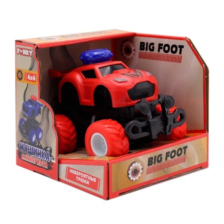 Friction Funky Toys "Catapult", 4x4, Red color-1