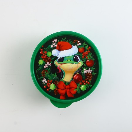 New Year. Lunch-Box "Green Snake", 500 ml-1