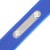 A collar made of artificial leather with a wool for engraving 52 x 2.5 cm, Osh 35-45 cm, blue
