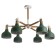 CALE "CAN" 6x40W E27 Green 75x75x64 cm BayerLux