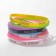 Silicone Bracelet "underground", set of 10 pcs., Mix color