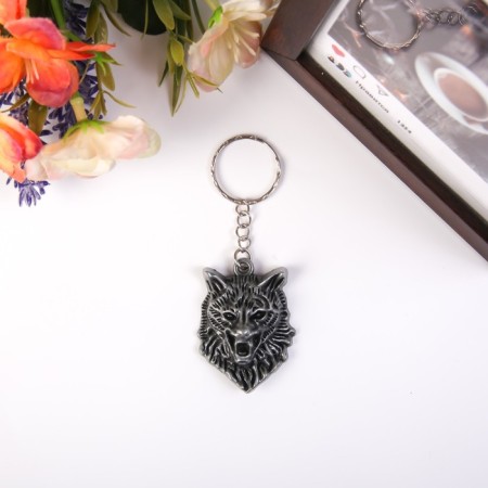 Trick Metal "Wolf Head" silver 4.7x3.6 cm