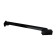 The shower curtain is a Wasserkraft D265 shower, stainless steel, black